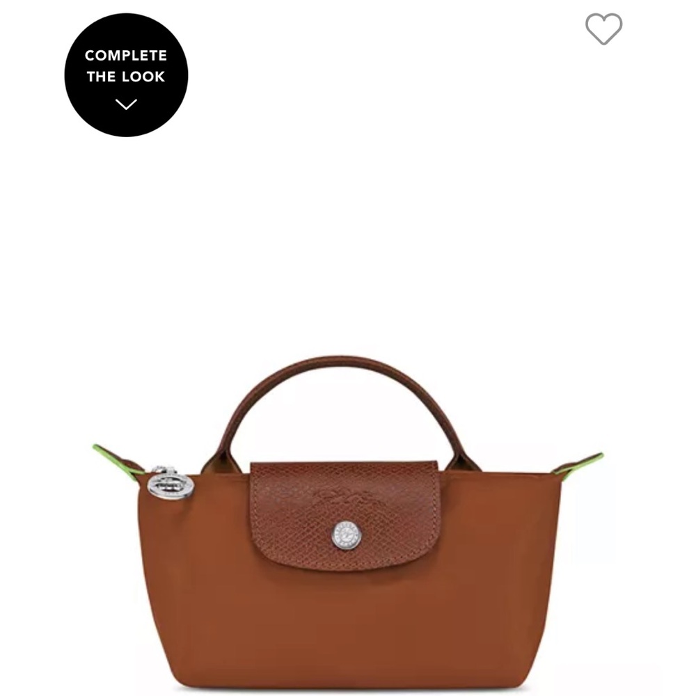 Longchamp “Le Pilage Green Mini Pouch”